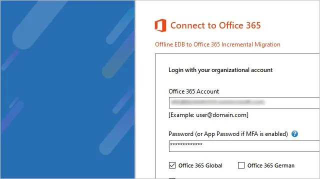 EDB to Office 365 video