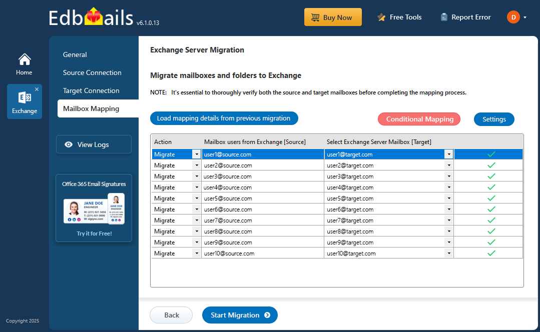 Automatic Mapping of Exchange Mailboxes Automatic Mapping of Exchange Mailboxes