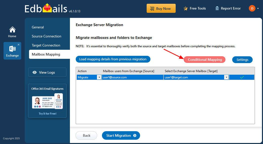 Conditional Mapping Conditional Mapping