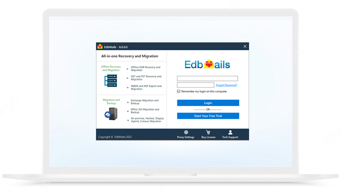EdbMails All-in-one recovery and migration
