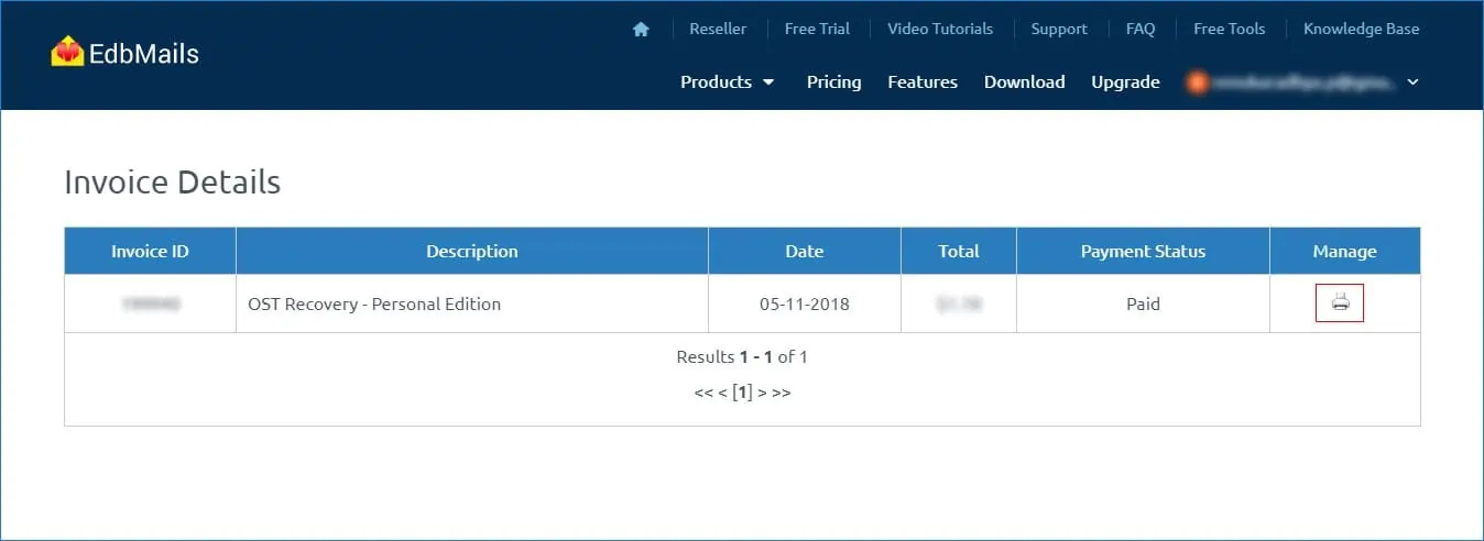 Print Invoices