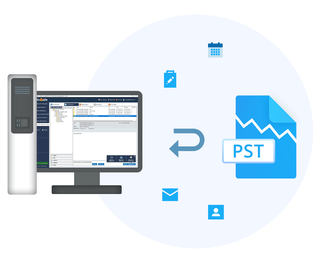 Restore and Export Outlook PST Files