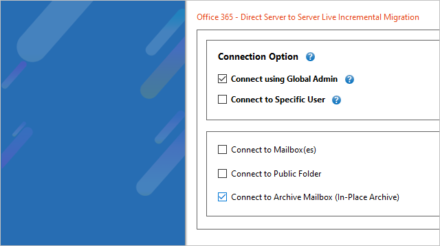 Office 365 Archive Mailbox to Office 365 Migration
