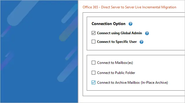 Office 365 Archive Mailbox to Office 365 Migration