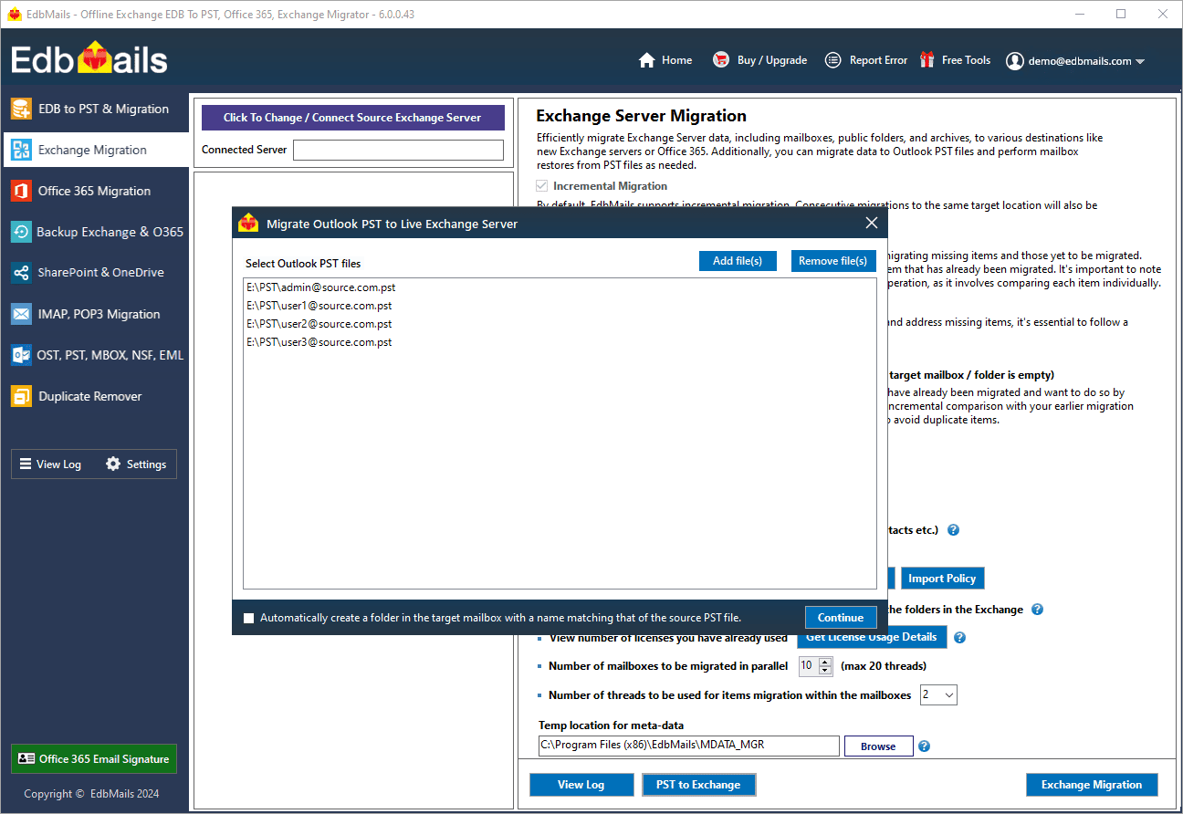 Exchange to Gmail Migration