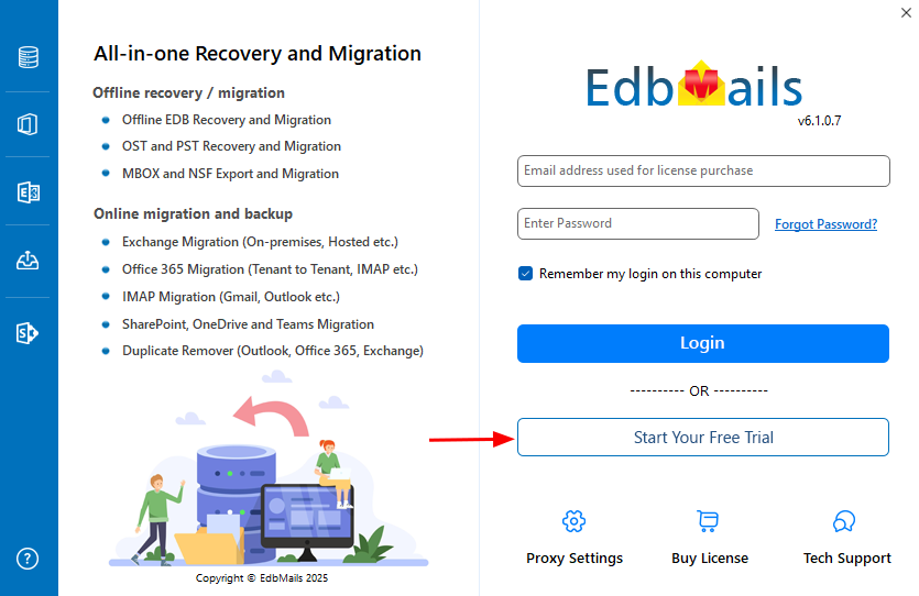 Demo login EdbMails Demo login EdbMails
