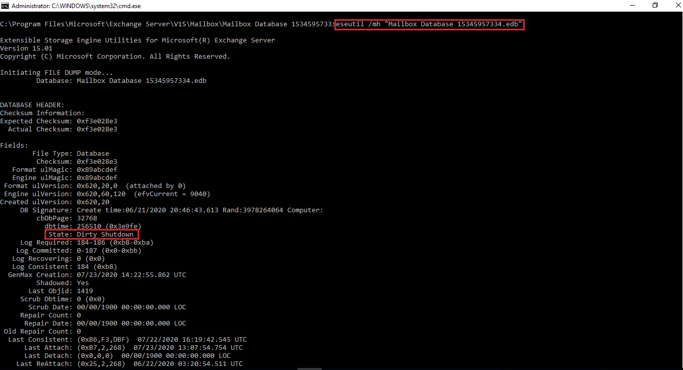 Dirty shutdown dirty-shutdown