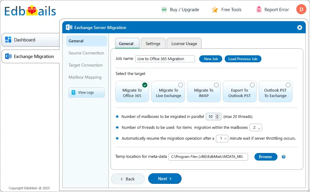 Exchange to Office 365 migration