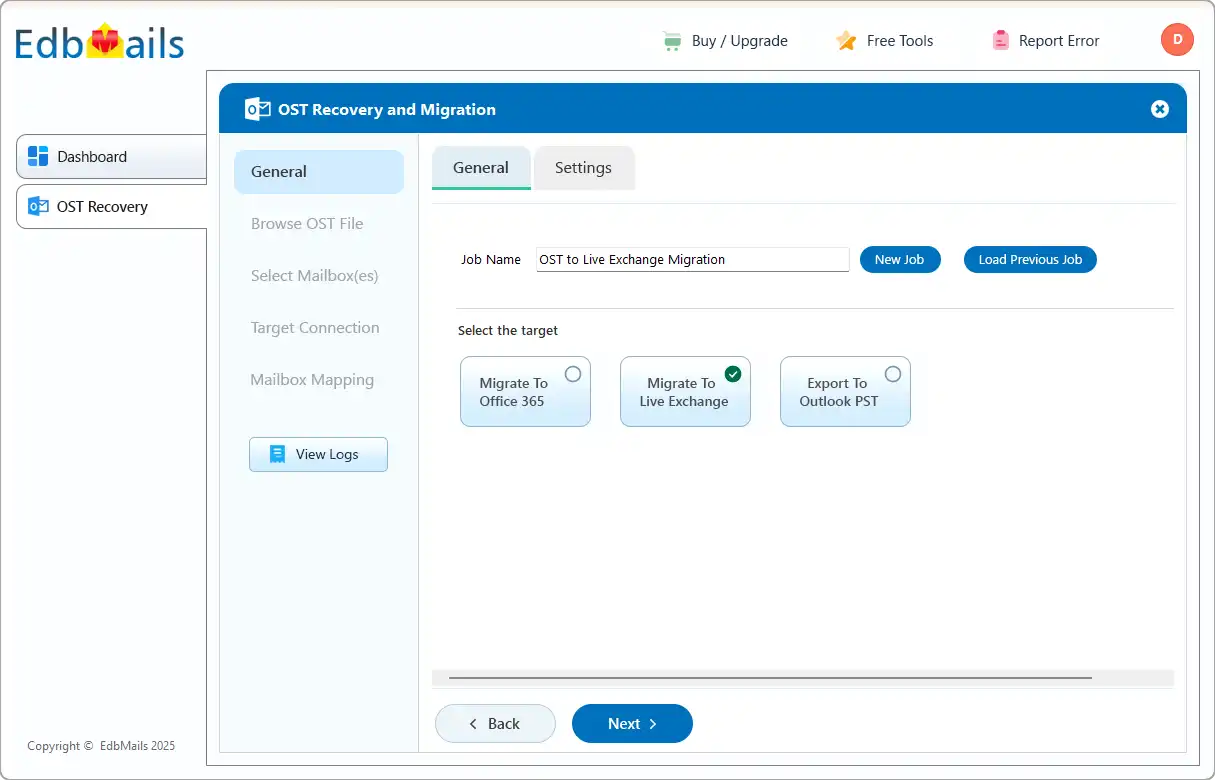 Export IMAP to PST