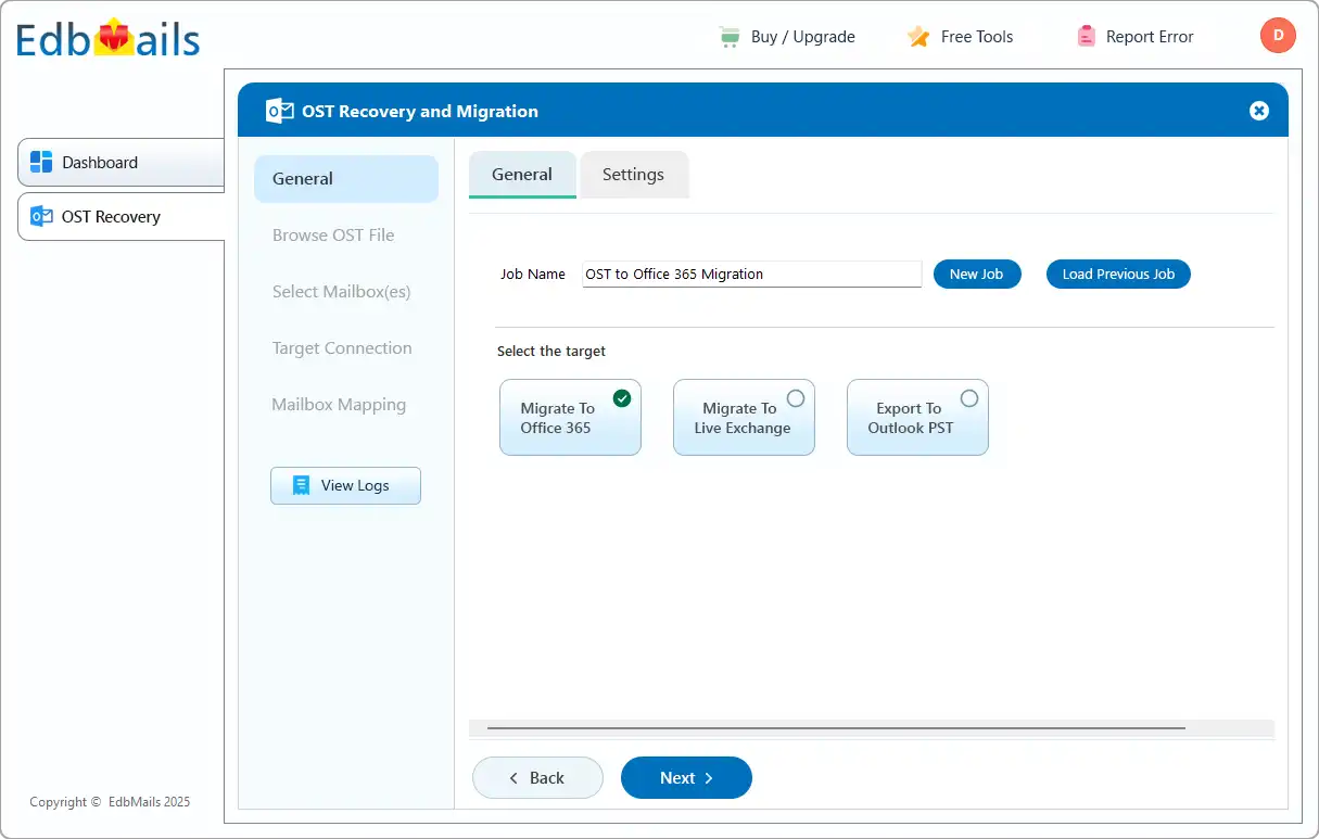 OST to Office 365 migration